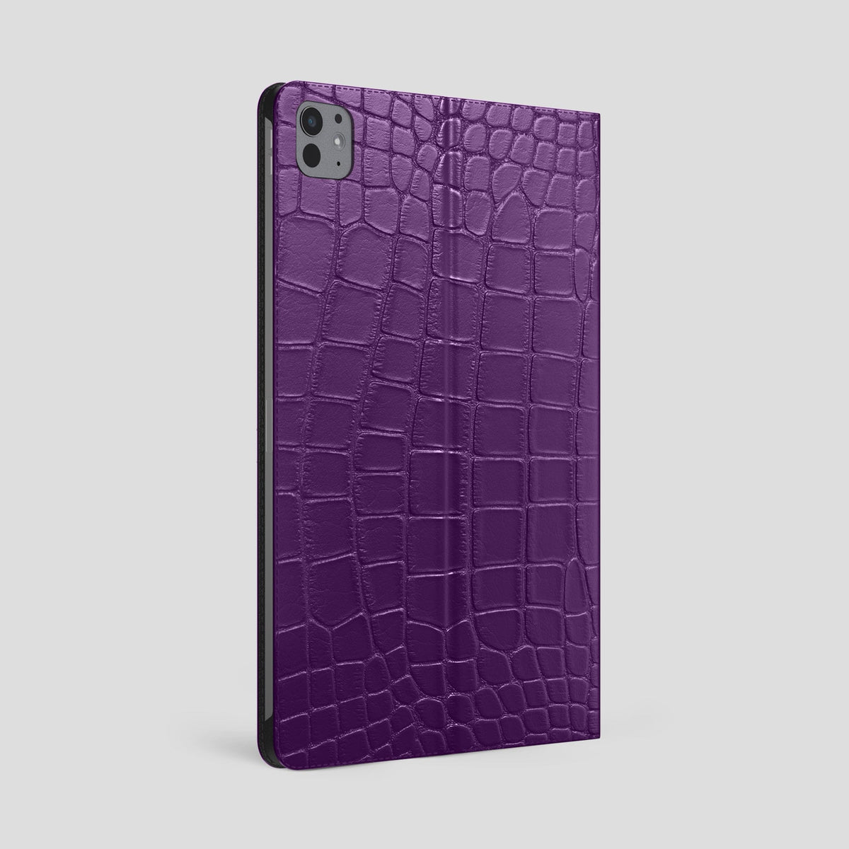 Purple Folio Stand Case For iPad Pro 13-inch (7th gen) Alligator -2 | Purple