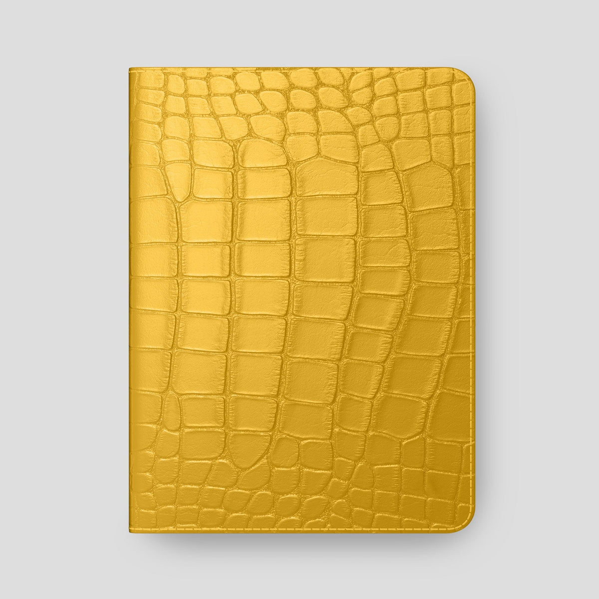 Yellow Folio Stand Case For iPad Pro 13-inch (7th gen) Alligator -6 | Yellow