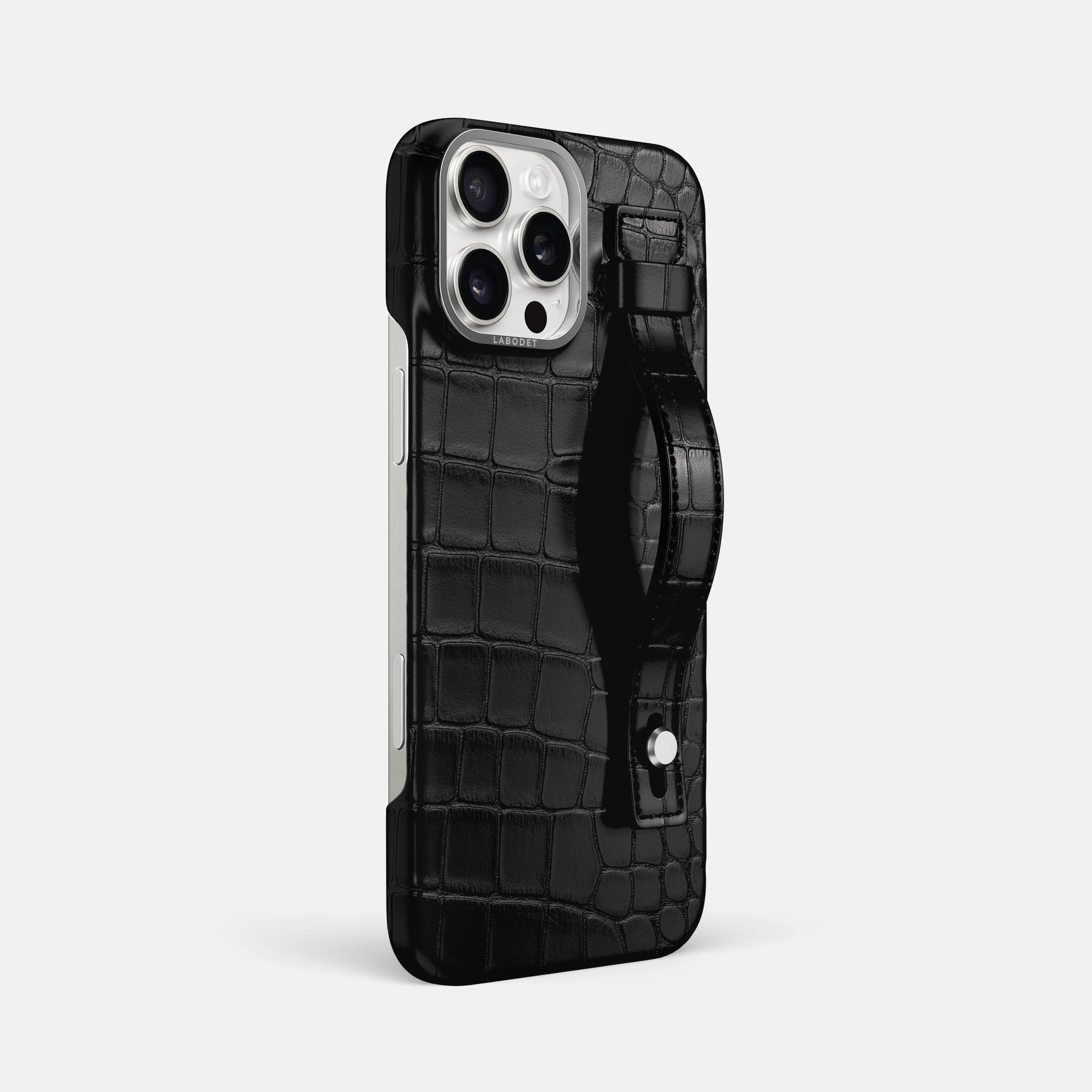 Hand Strap Case For iPhone 16 Pro Max In Alligator · Labodet