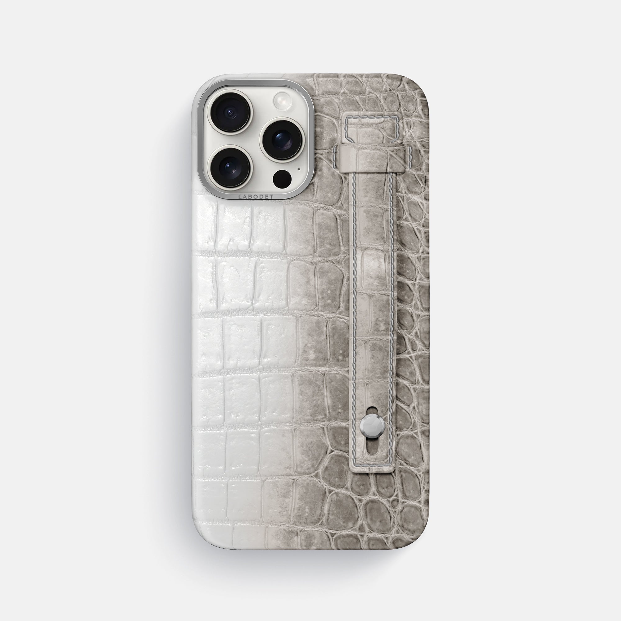 Hand Strap Case For iPhone 16 Pro Max In Himalayan Crocodile – Labodet