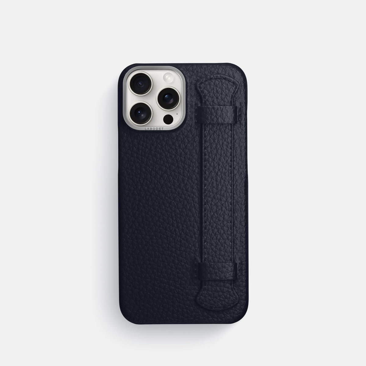 Marine iPhone 16 Pro Handle Case Calf with Steel Metal -1 | Marine-Steel