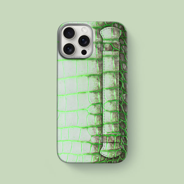 Handle Case 1/1 Hulk For iPhone 16 Pro Max In Himalayan Crocodile