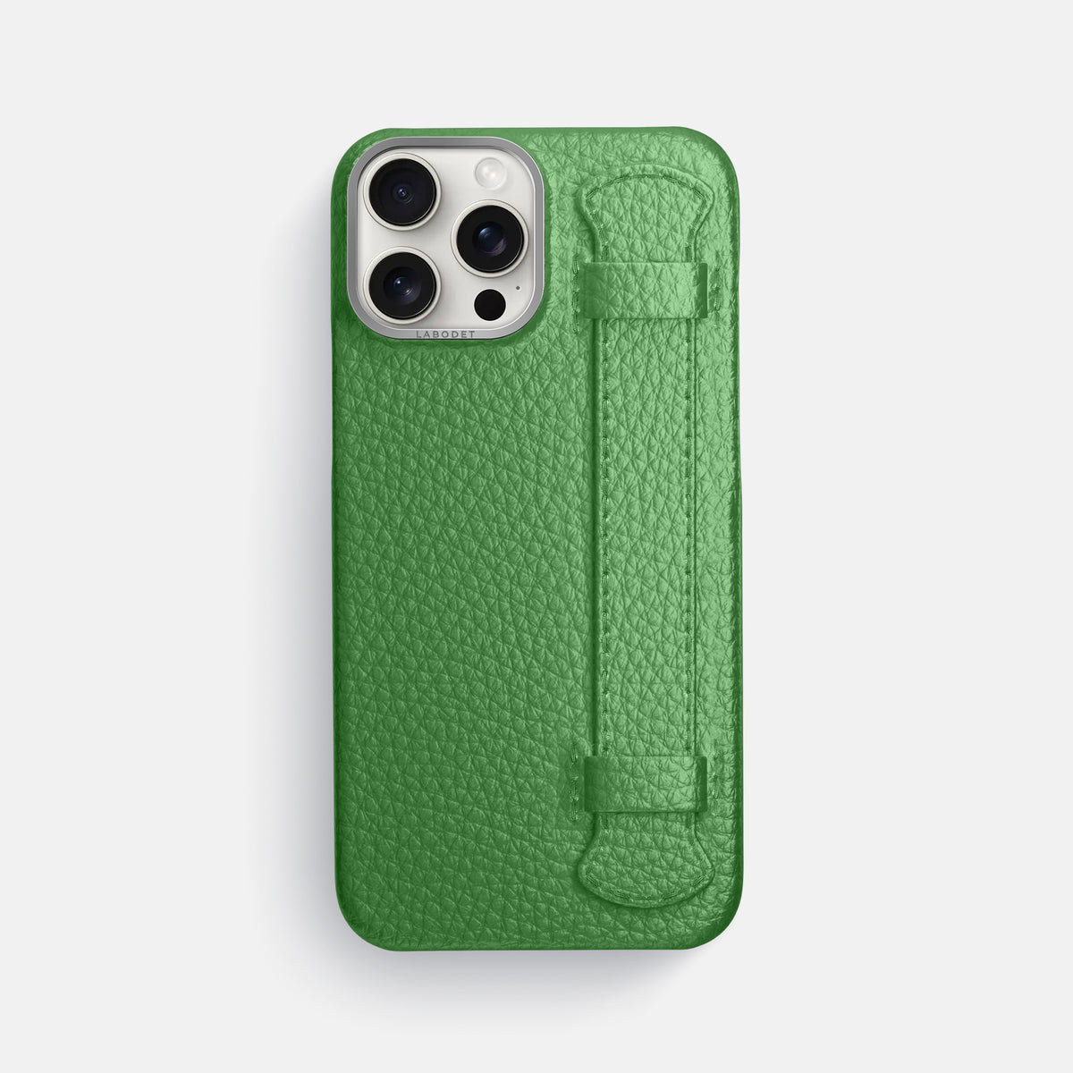 Herb iPhone 16 Pro Max Handle Case Calf with Steel Metal -1 | Herb-Steel
