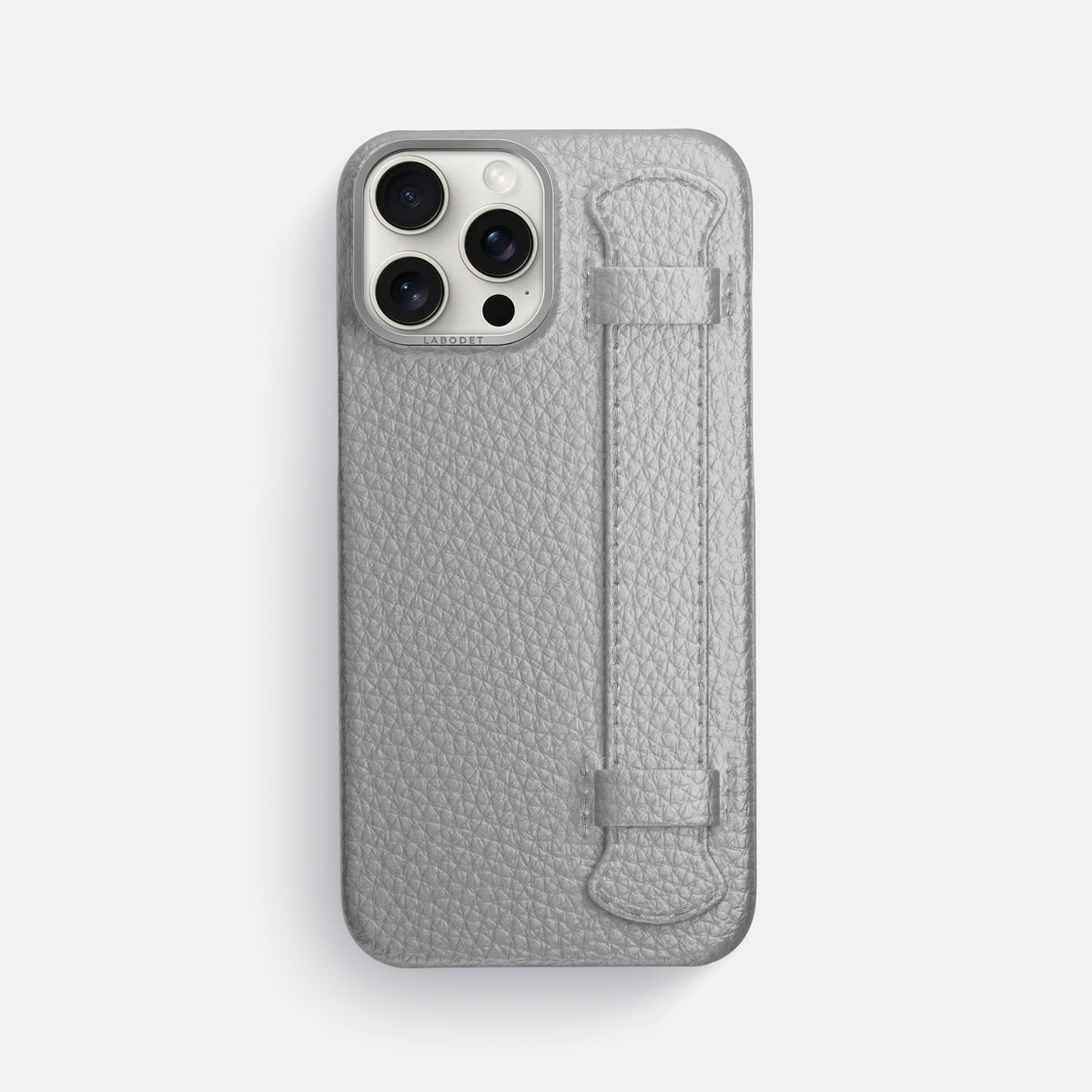 Nuage iPhone 16 Pro Max Handle Case Calf with Steel Metal -1 | Nuage-Steel