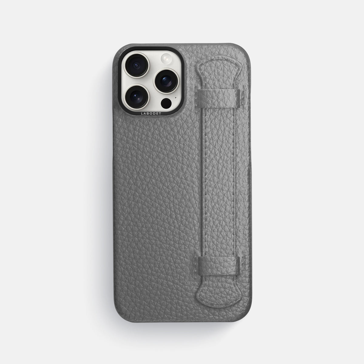 Souris iPhone 16 Pro Max Handle Case Calf with Black Metal -1 | Souris-Black