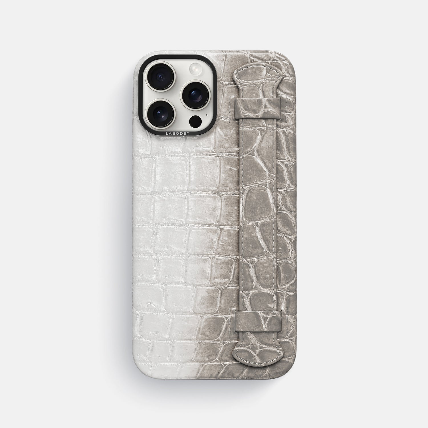 croc phone case iphone Handle Case For iPhone 16 Pro Max In Himalayan Crocodile