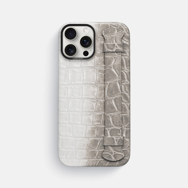Handle Case For iPhone 16 Pro Max In Himalayan Crocodile