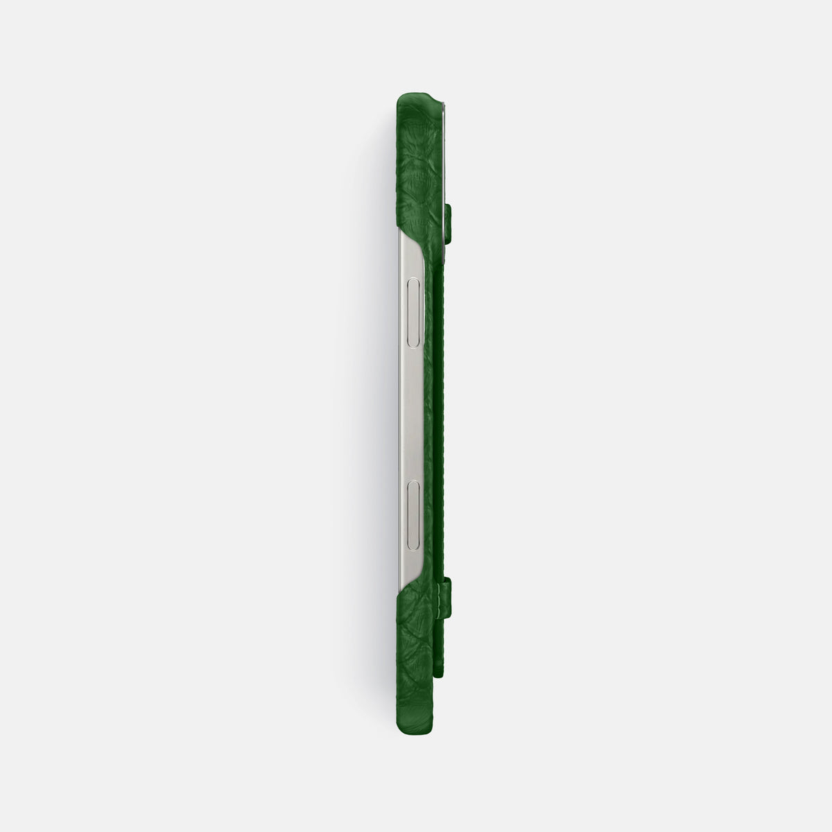 Green iPhone 16 Pro Max Handle Case Python with Steel Metal -3 | Green-Steel