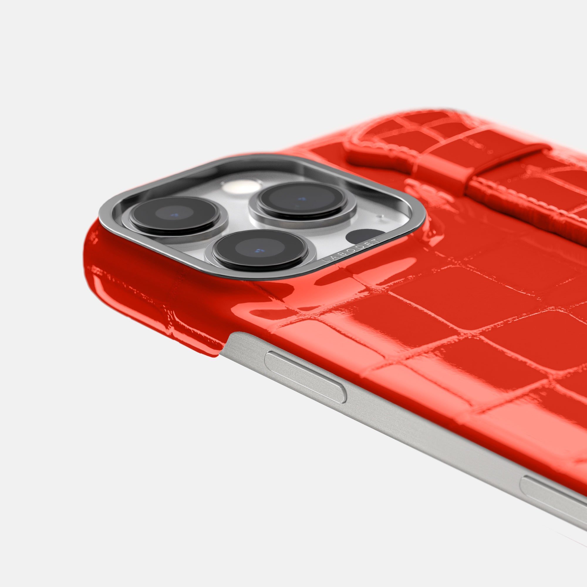 BOTTEGA VENETA iPhone16 pro max ケース Red iPhone 16 Pro Max Leather Case with MagSafe - Red