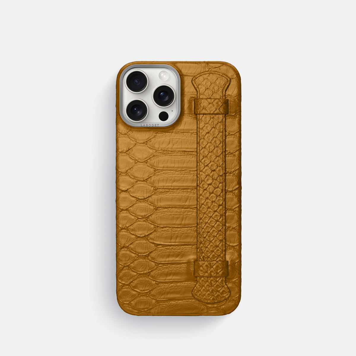 Honey iPhone 16 Pro Handle Case Python with Steel Metal -1 | Honey-Steel