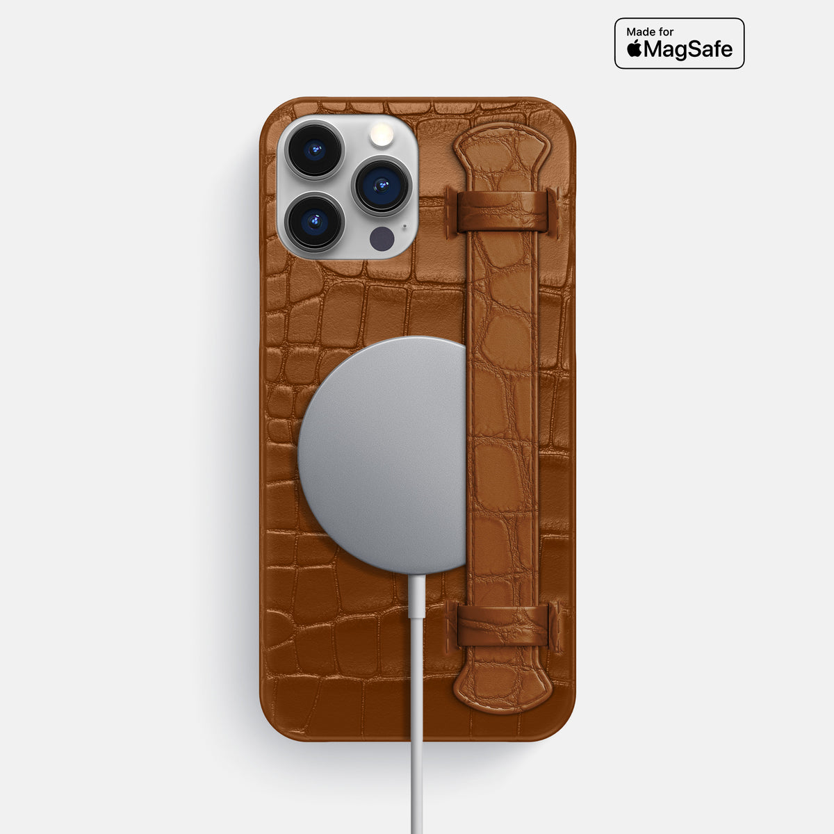 Honey iPhone 16 Pro Max Slim Handle Case Alligator -4 | Honey