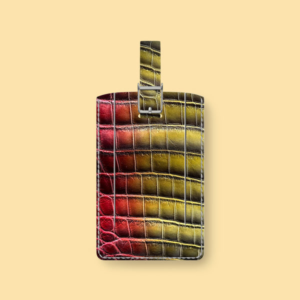 Luggage Tag Sunset In Alligator