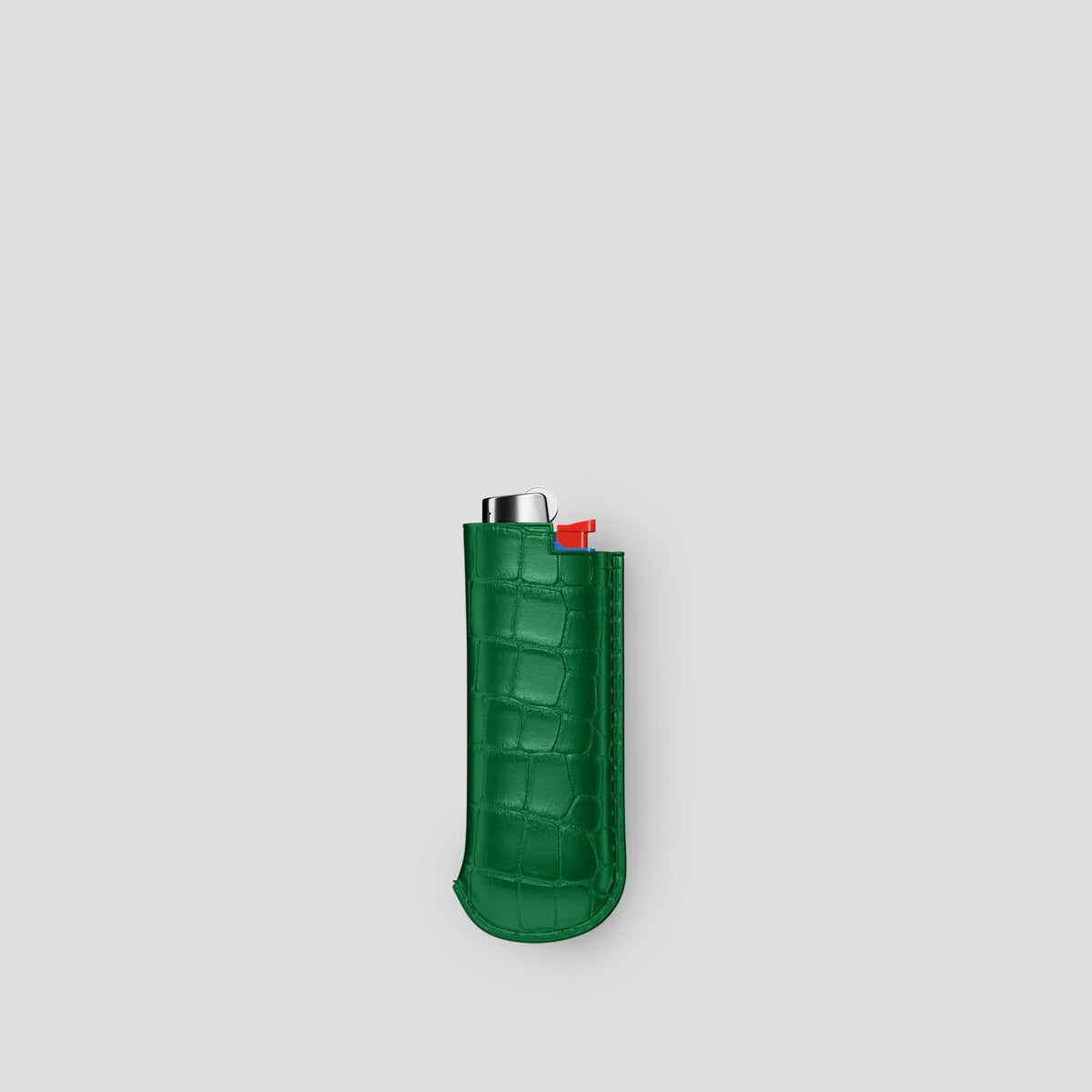 Forest-Green Lighter Case Alligator -1 | Forest-Green