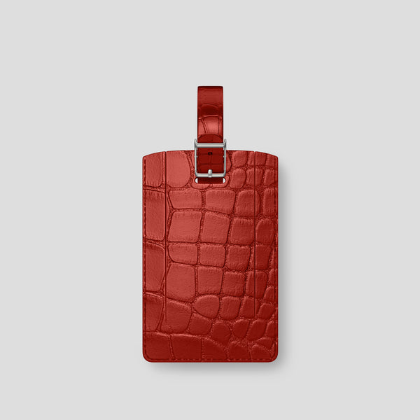 Luggage Tag In Alligator