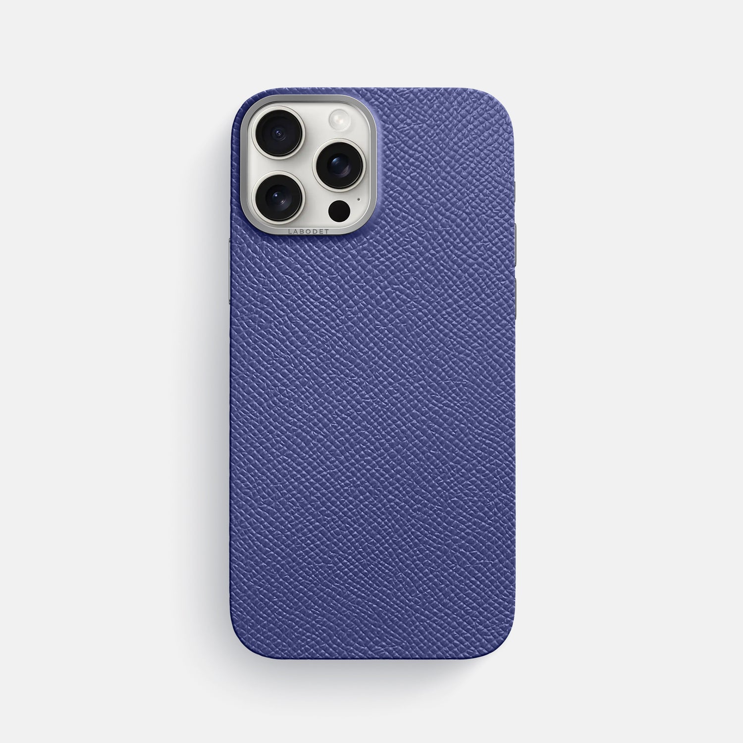 Purple iPhone 16 Pro Max MagSafe Mask Calf with Steel Metal -3 | Purple-Steel