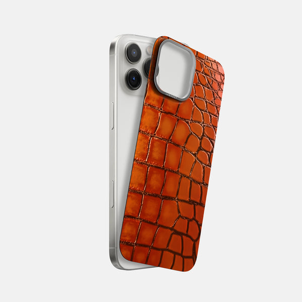 MagSafe Mask For iPhone 16 Pro Max In Patina Alligator