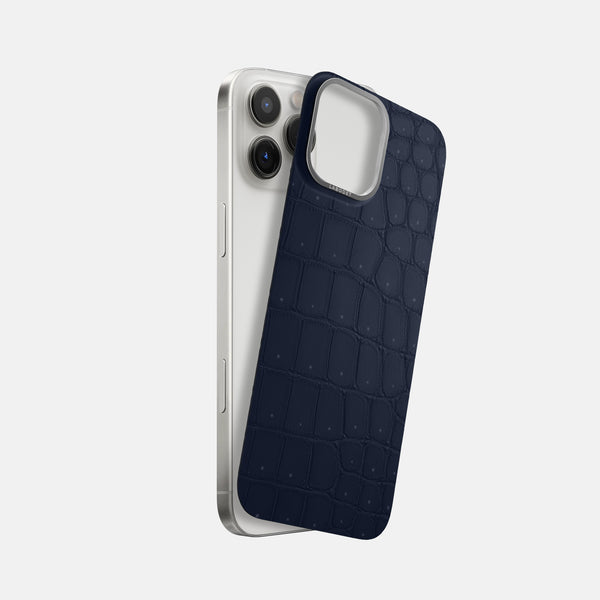 MagSafe Mask For iPhone 16 Pro Max In Porosus Crocodile