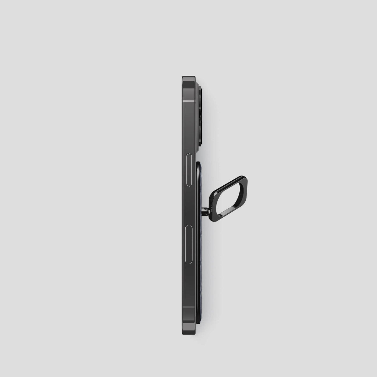 Navy Blue MagSafe Ring iPhone 14 Pro Alligator with Black Metal -3 | Navy-Blue-Black