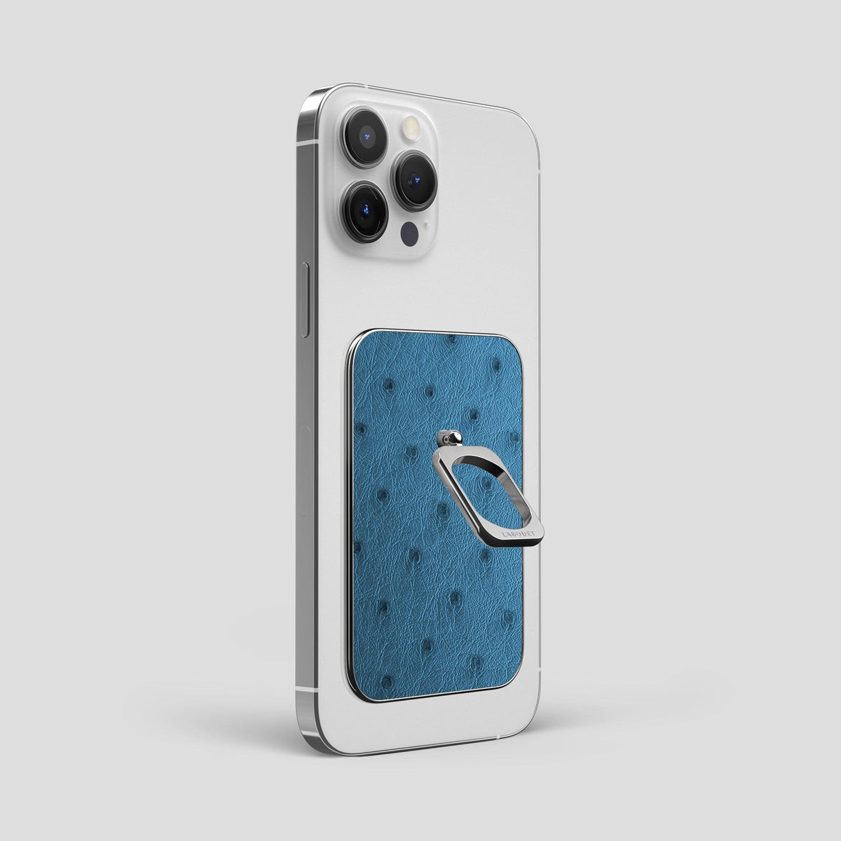 Blue-Jeans iPhone 14 Pro Max MagSafe Ring Ostrich with Steel Metal -2 | Blue-Jeans-Steel