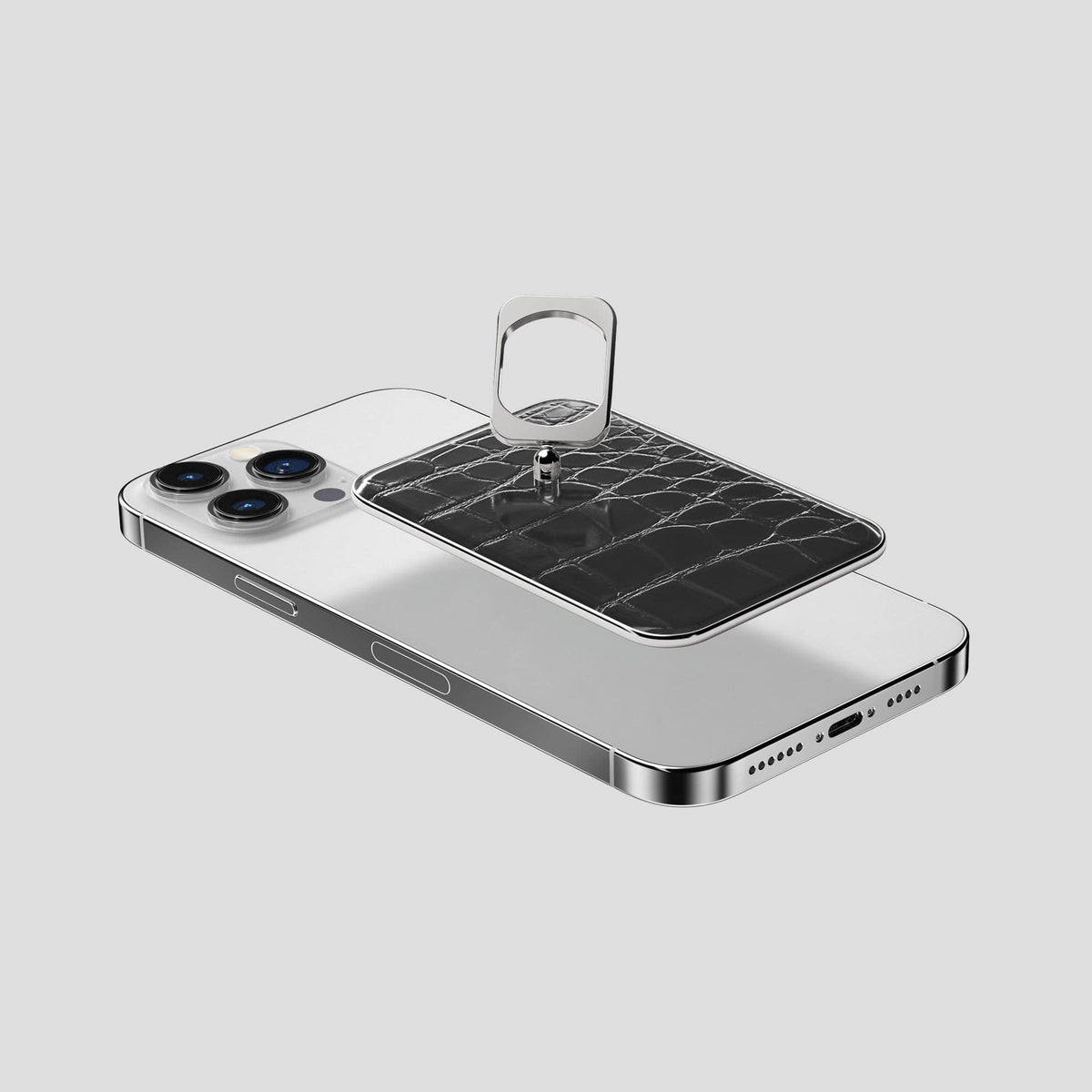 Havana-Black iPhone 14 Pro Max MagSafe Ring with Steel Metal -4 | Havana-Black-Steel