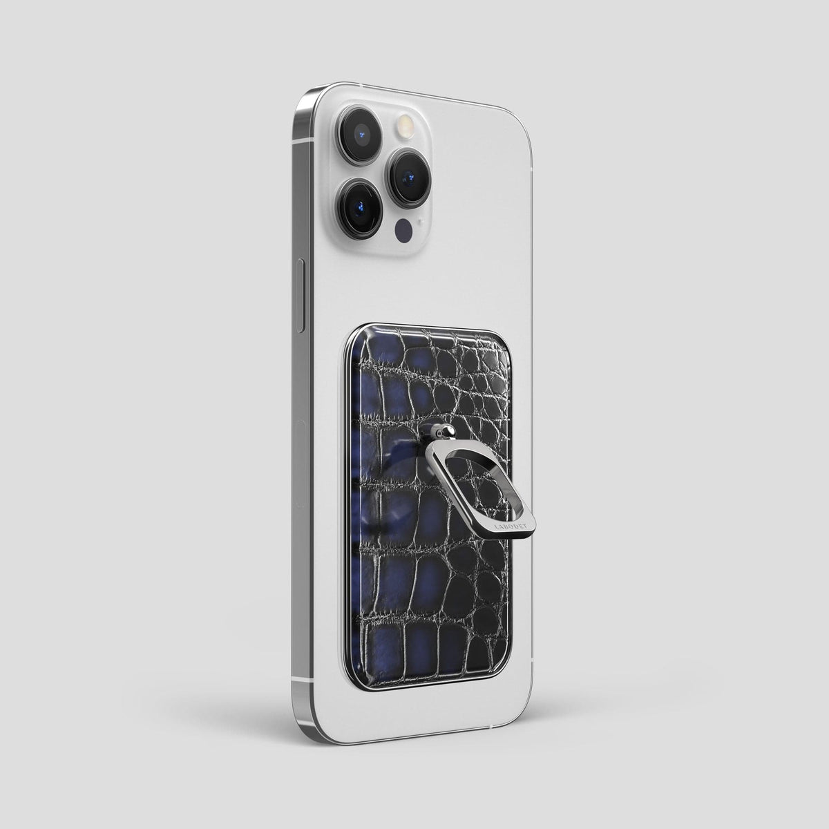 Havana-Blue iPhone 14 Pro Max MagSafe Ring with Steel Metal -1 | Havana-Blue-Steel