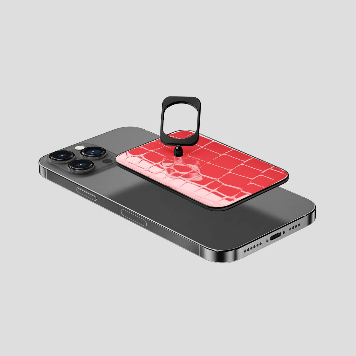 Papaya MagSafe Ring iPhone 14 Pro Max with Black Metal -4 | Papaya-Black