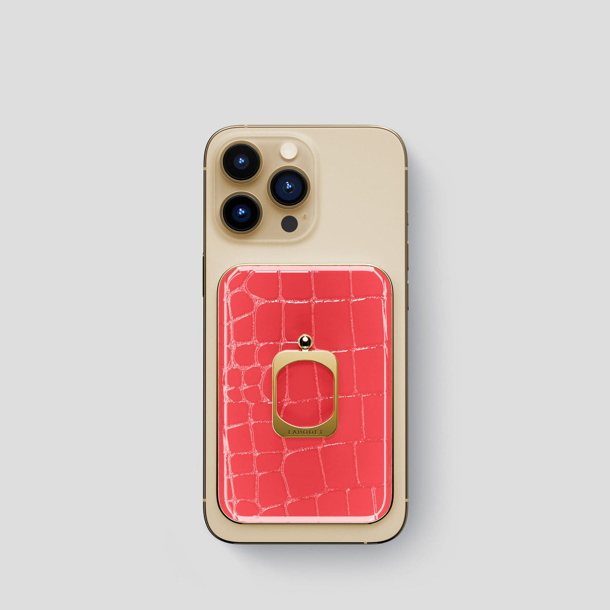 Papaya MagSafe Ring iPhone 14 Pro with Gold Metal -1 | Papaya-Gold