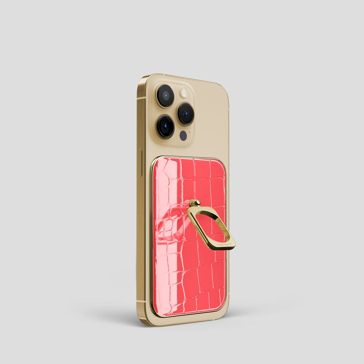 Papaya MagSafe Ring iPhone 14 Pro with Gold Metal -2 | Papaya-Gold