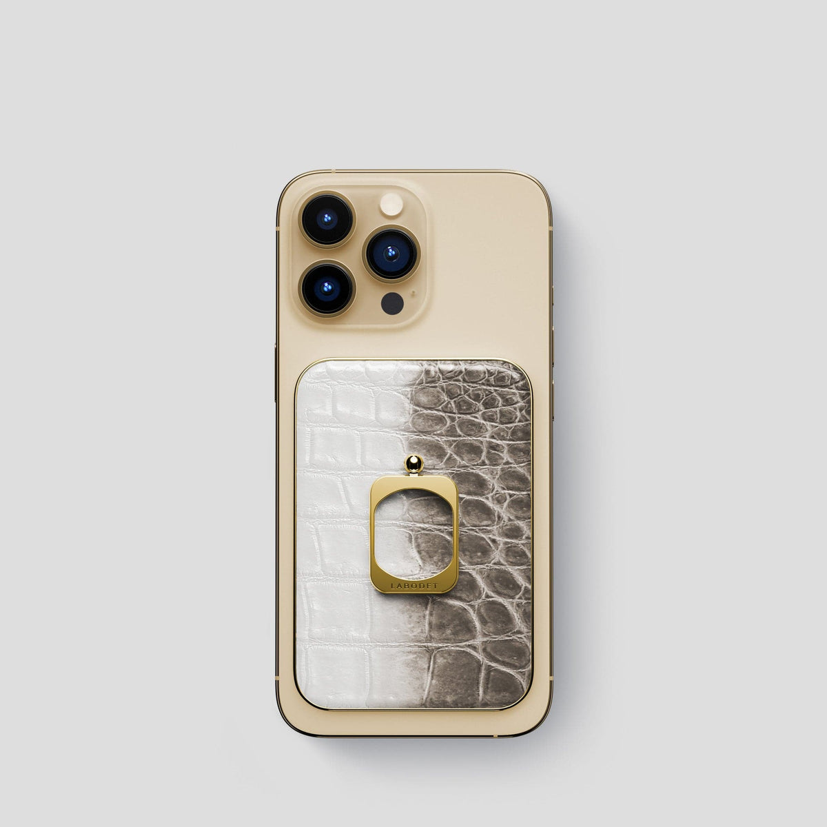 Dark iPhone 14 Pro Himalaya MagSafe Ring with Gold Metal -1 | Dark-Gold