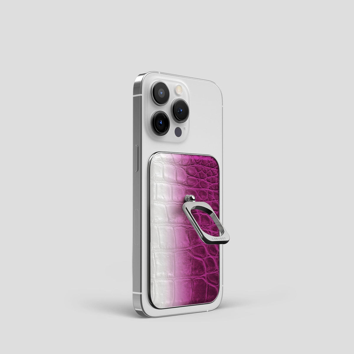 Fuchsia iPhone 14 Pro Himalaya MagSafe Ring with Steel Metal -2 | Fuchsia-Steel