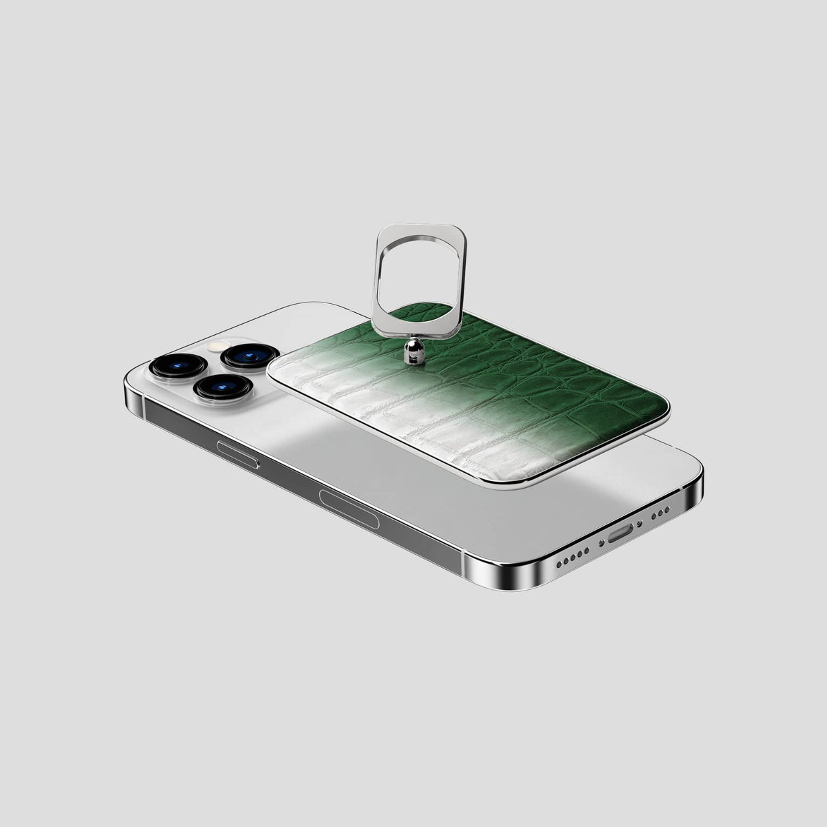 Green iPhone 14 Pro Himalaya MagSafe Ring with Steel Metal -4 | Green-Steel