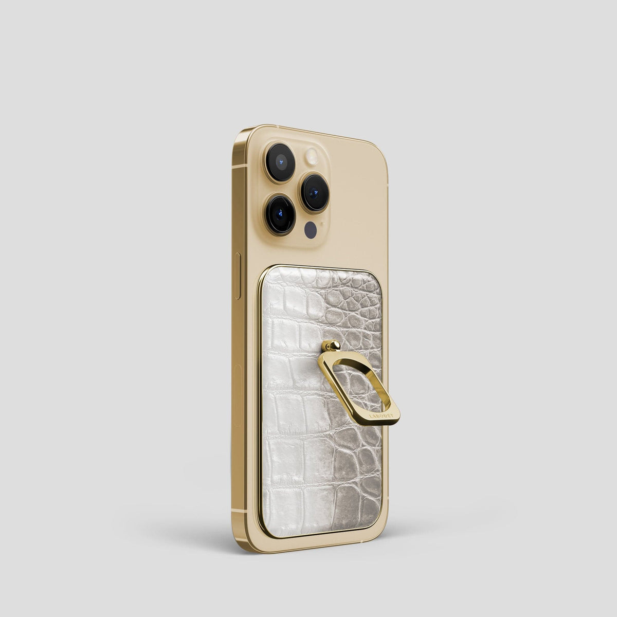 Grey iPhone 14 Pro Himalaya MagSafe Ring with Gold Metal -2 | Grey-Gold