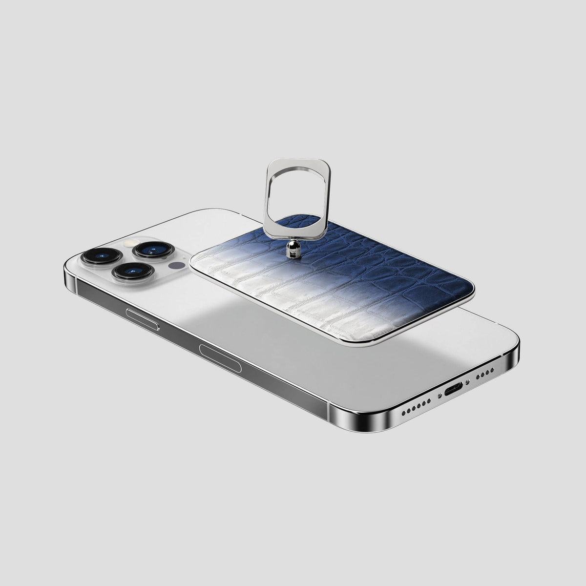 Navy Blue iPhone 14 Pro Max Himalaya MagSafe Ring with Steel Metal -4 | Navy-Blue-Steel
