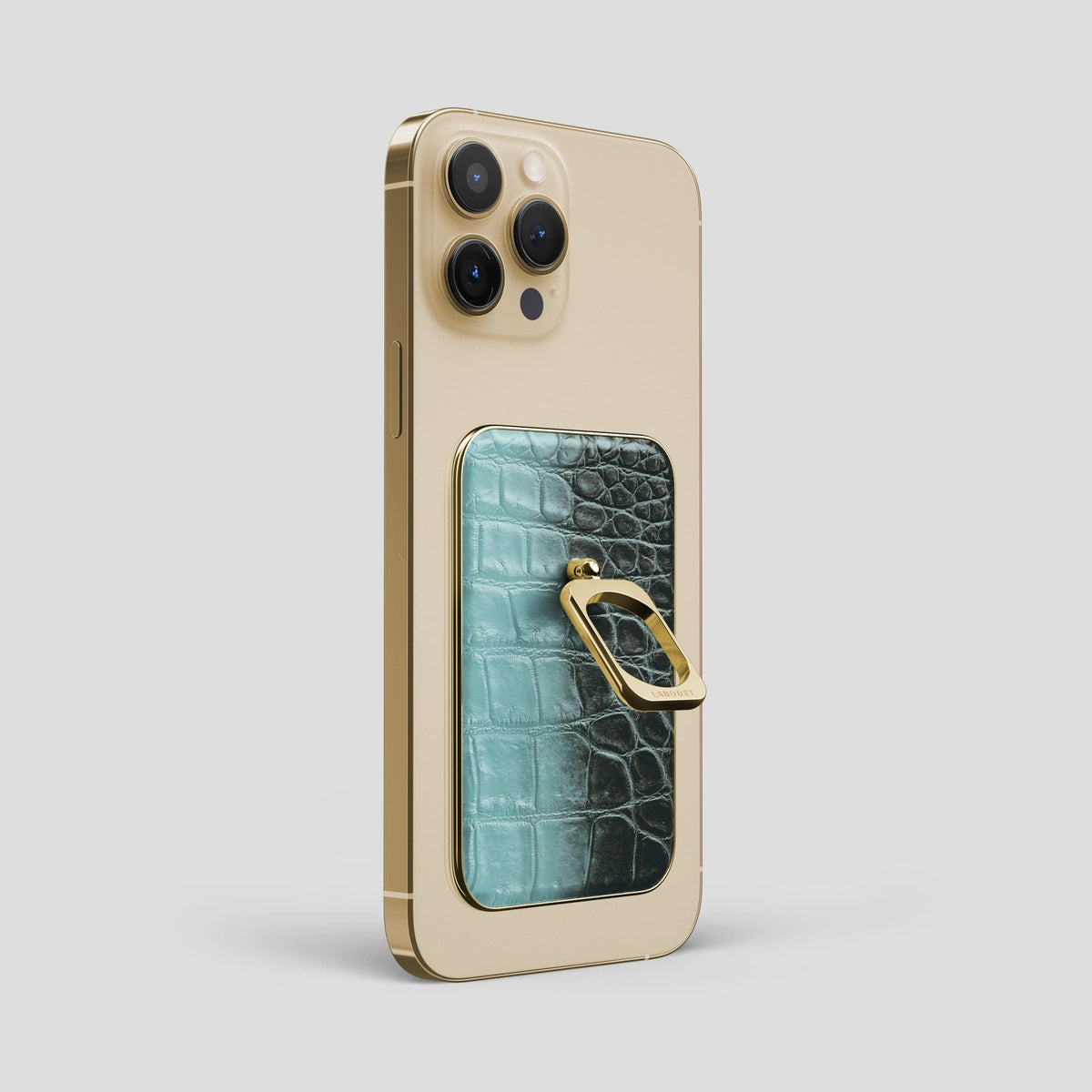 Light-Mint iPhone 14 Pro Max Himalaya MagSafe Ring with Gold Metal -2 | Light-Mint-Gold