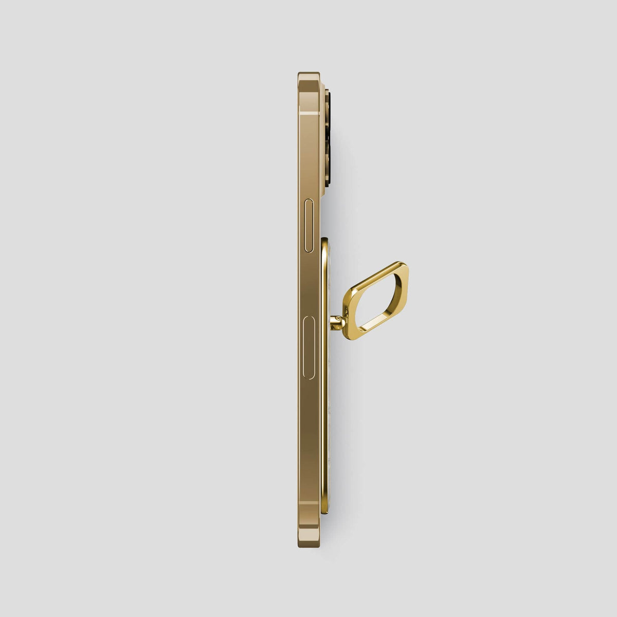 Silver iPhone 14 Pro Max Himalaya MagSafe Ring with Gold Metal -3 | Silver-Gold