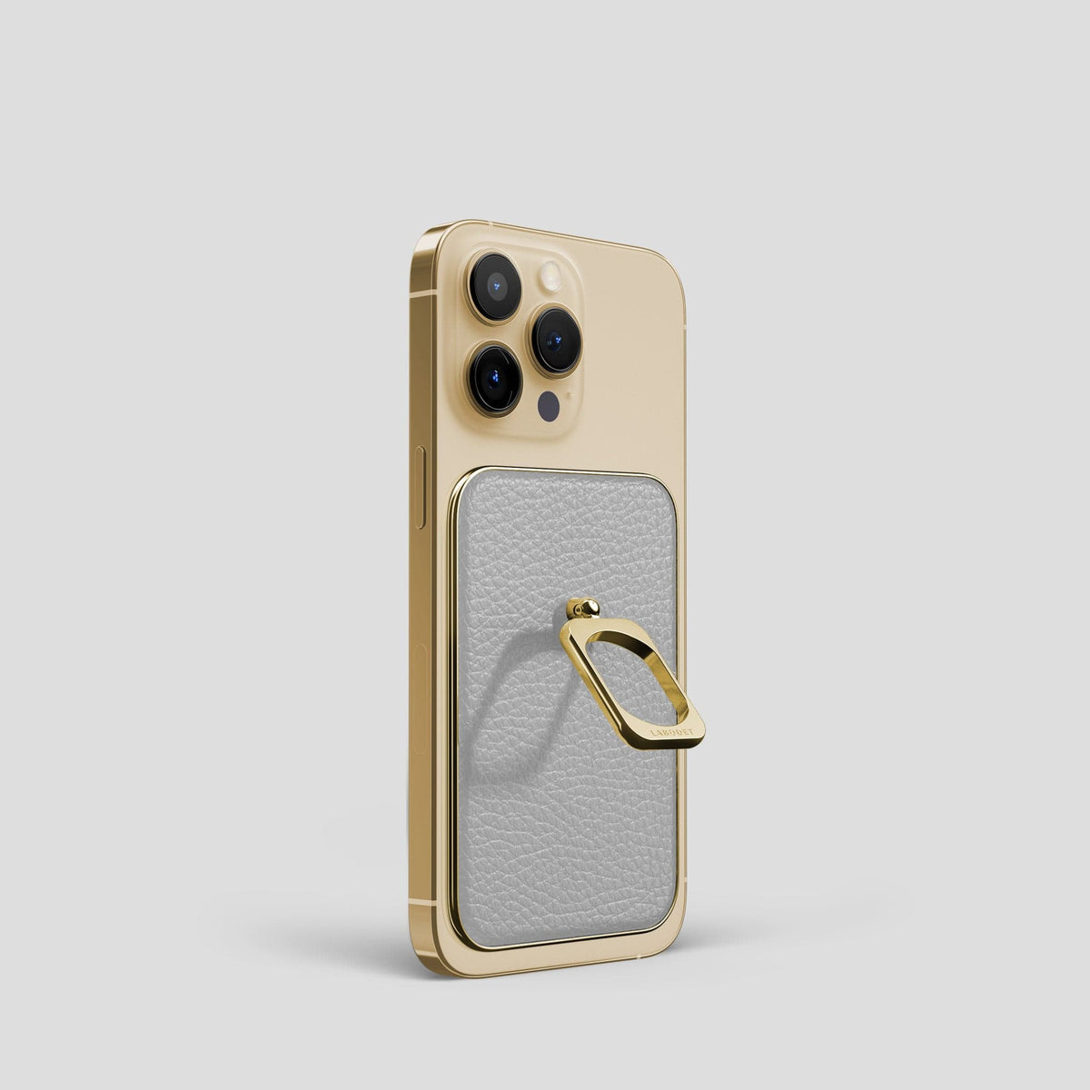Nuage iPhone 15 Pro MagSafe Ring Calf with Gold Metal -1 | Nuage-Gold
