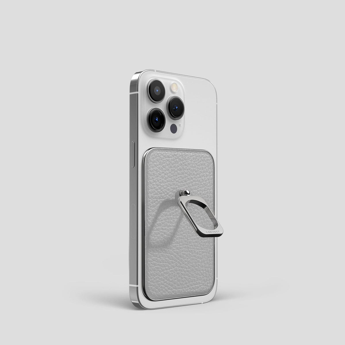 Nuage iPhone 15 Pro MagSafe Ring Calf with Steel Metal -1 | Nuage-Steel