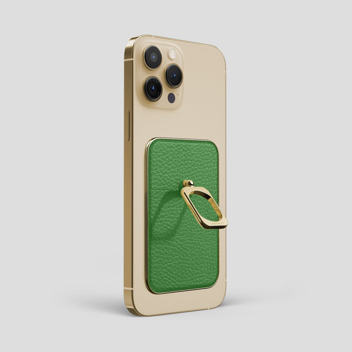Herb iPhone 15 Pro Max MagSafe Ring Calf with Gold Metal -1 | Herb-Gold
