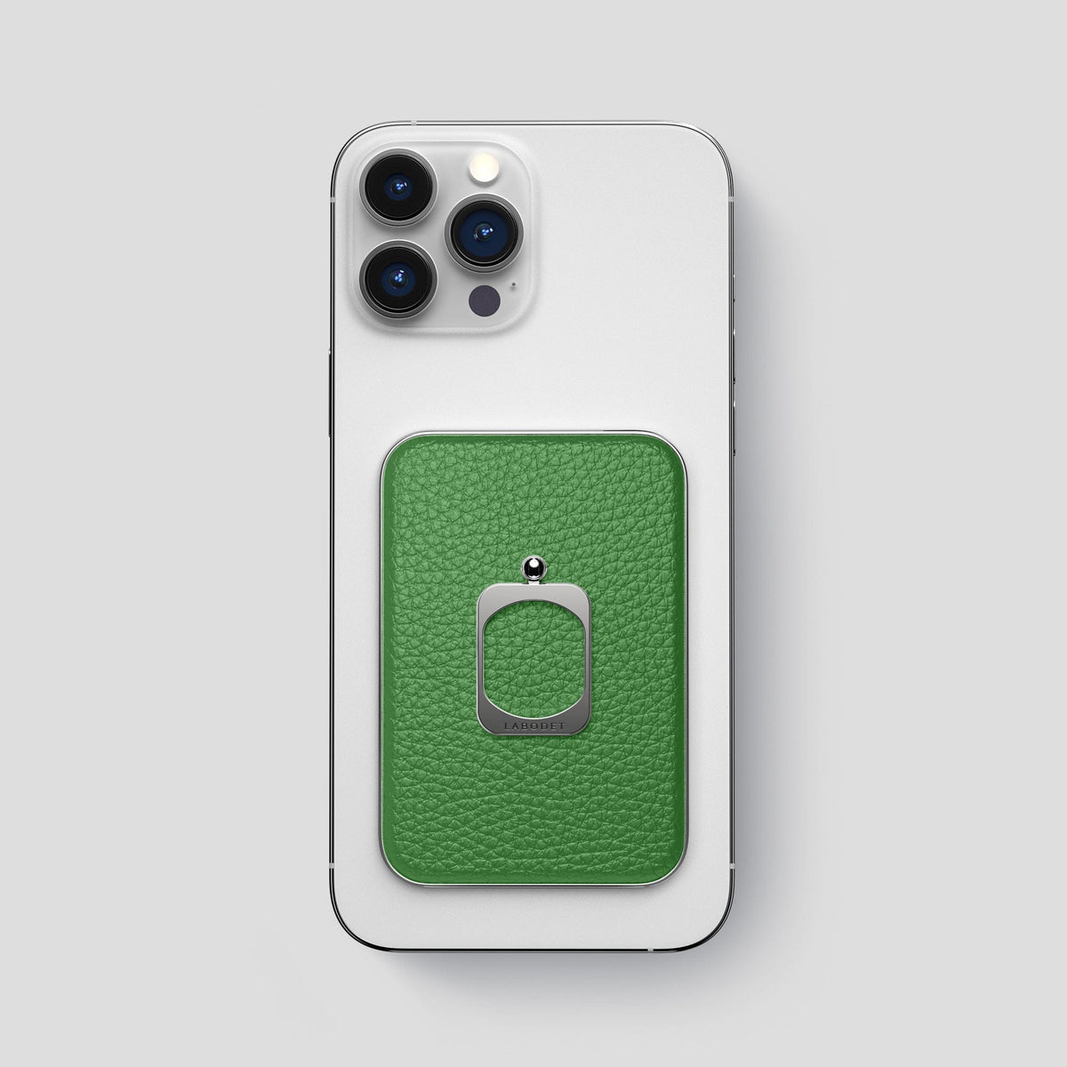 Herb iPhone 15 Pro Max MagSafe Ring Calf with Steel Metal -2 | Herb-Steel