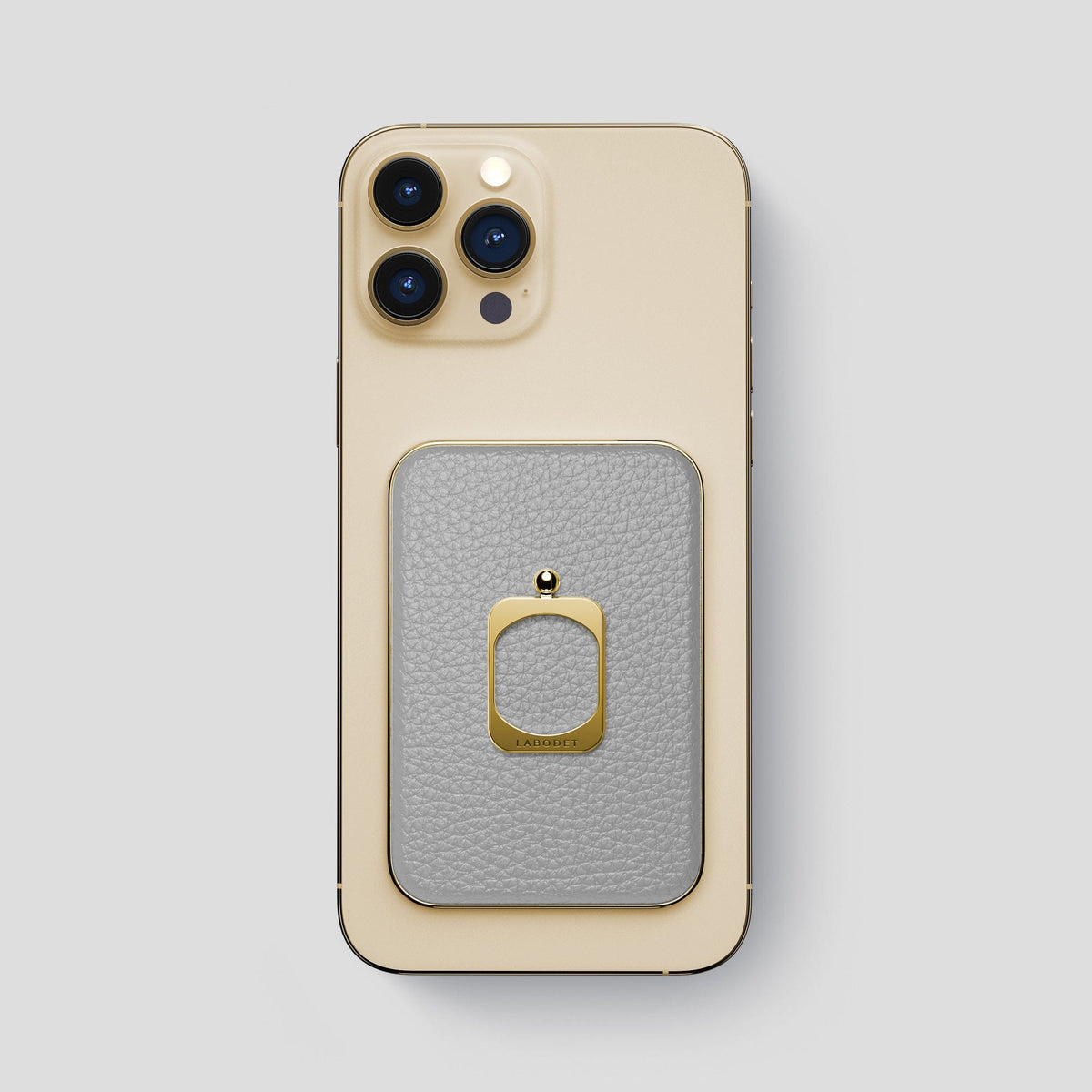 Nuage iPhone 15 Pro Max MagSafe Ring Calf with Gold Metal -2 | Nuage-Gold