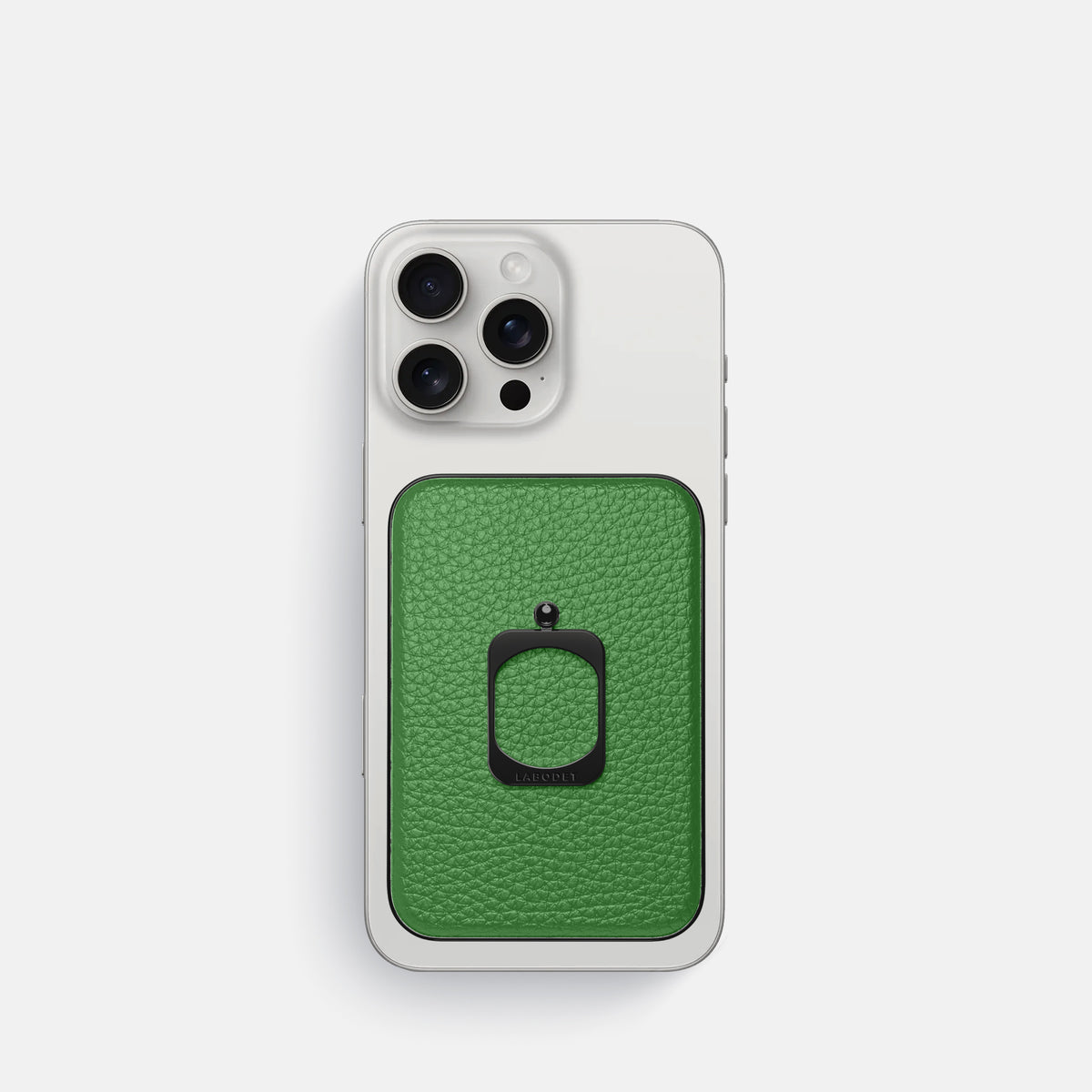 Herb iPhone 16 Pro MagSafe Ring Calf with Black Metal -2 | Herb-Black