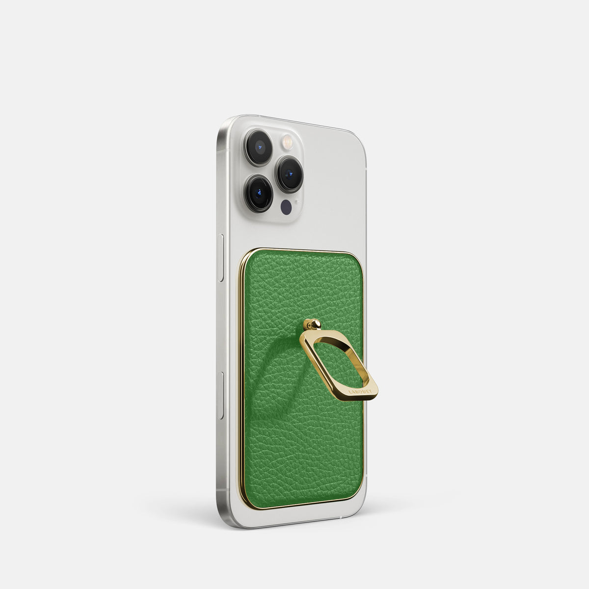 Herb iPhone 16 Pro MagSafe Ring Calf with Gold Metal -1 | Herb-Gold