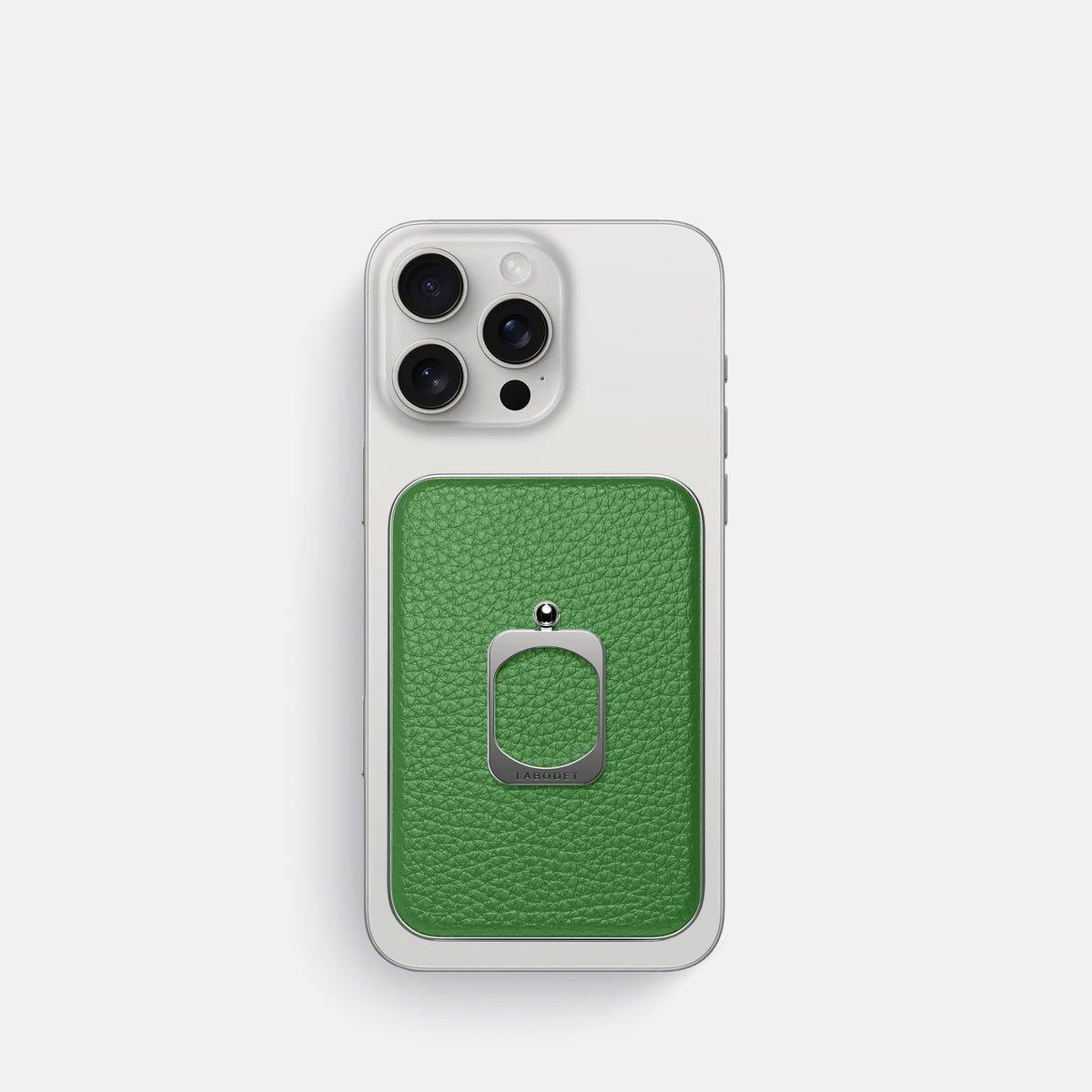 Herb iPhone 16 Pro MagSafe Ring Calf with Steel Metal -2 | Herb-Steel