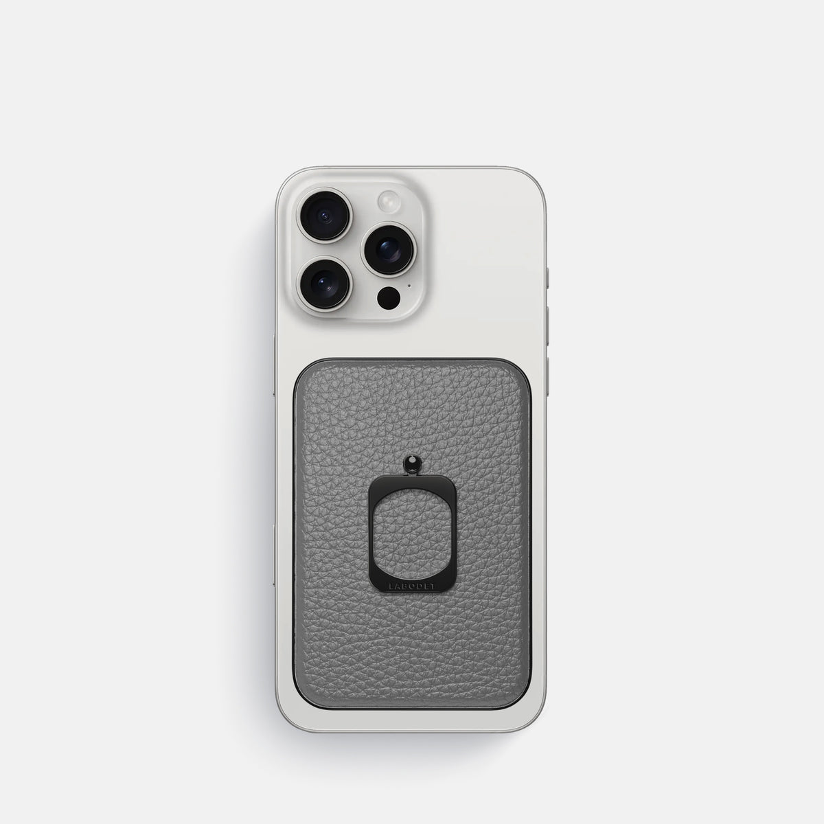 Souris iPhone 16 Pro MagSafe Ring Calf with Black Metal -2 | Souris-Black