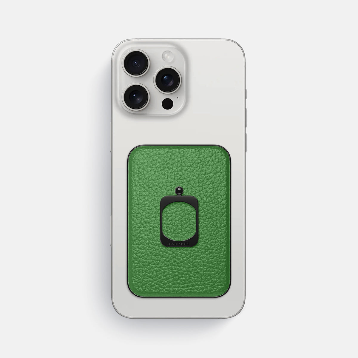 Herb iPhone 16 Pro Max MagSafe Ring Calf with Black Metal -2 | Herb-Black