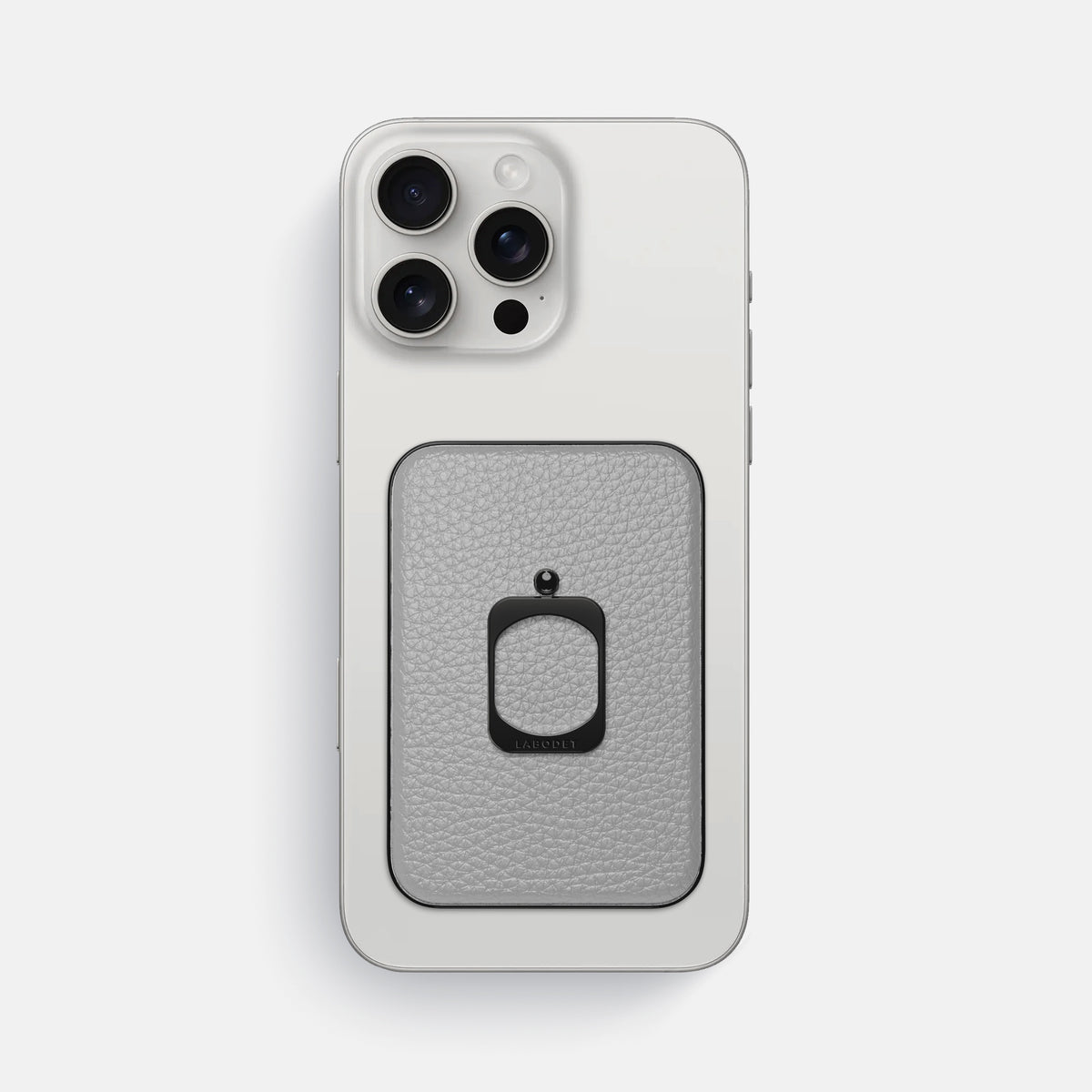Nuage iPhone 16 Pro Max MagSafe Ring Calf with Black Metal -2 | Nuage-Black