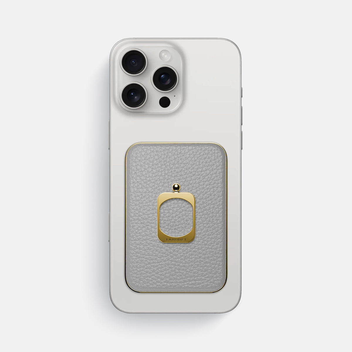 Nuage iPhone 16 Pro Max MagSafe Ring Calf with Gold Metal -2 | Nuage-Gold