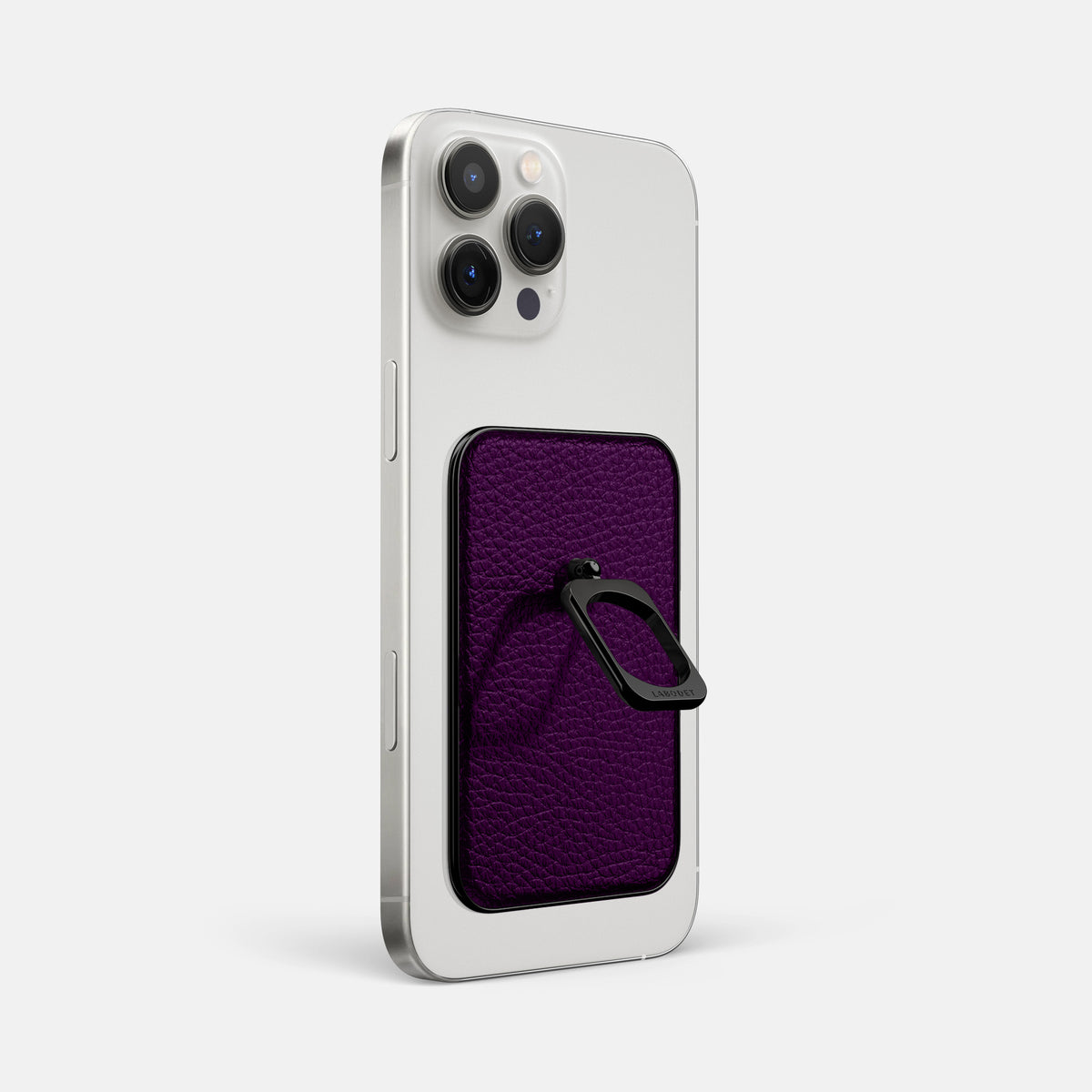 Violet iPhone 16 Pro Max MagSafe Ring Calf with Black Metal -1 | Violet-Black