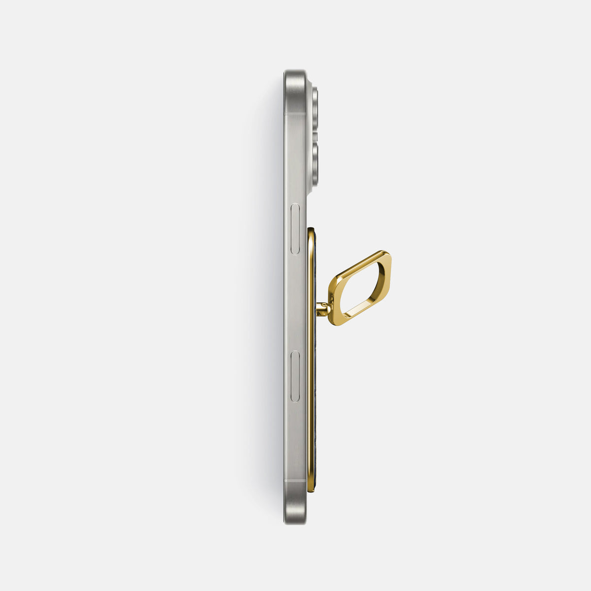 Deep Blue Sea iPhone 16 Pro Max Magsafe Ring Porosus Crocodile with Gold Metal -3 | Deep-Blue-Sea-Gold