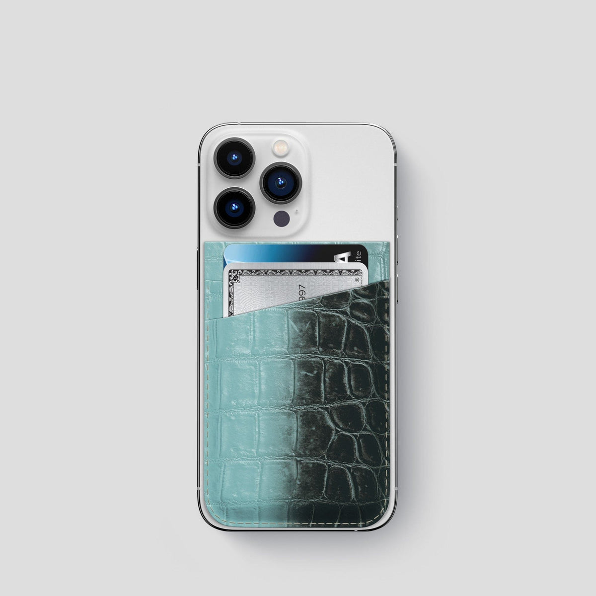 Light-Mint iPhone 14 Pro Himalaya Magsafe Wallet Himalayan Crocodile -1 | Light-Mint